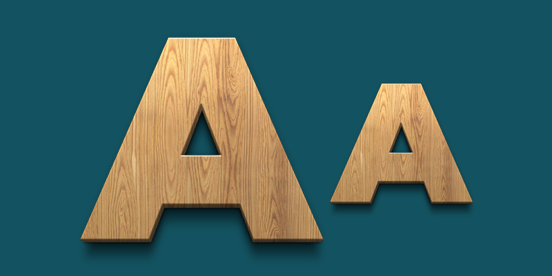 Letras em Madeira